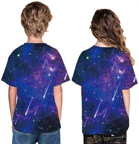 img 3 attached to Мягкие футболки с галактическим принтом для юношей Galaxy Soft 👕 с выведением влаги, созданные SAYM