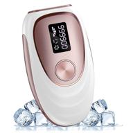 💆 ice compress hair removal system upgrade - qoco ipl laser hair removal for women and men - 999,900 pulses, permanent hair removal for whole body logo