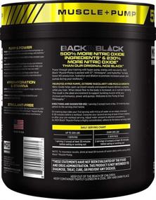 img 2 attached to 💪 MRI NO2 Black: Nitric Oxide Supplement for Enhanced Pump, Muscle Growth, Vascularity & Energy - Potent NO Booster Pre-Workout with Citrulline + 60 Servings (Black Razzy Ripped)