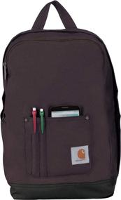 img 2 attached to Carhartt Legacy Compact Tablet Backpack: Stylish Wine-Colored Pack for Tech Essentials