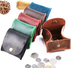 img 3 attached to Juland Rustic 👜 Leather Genuine Men's Squeeze Accessories