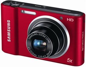 img 2 attached to 📷 Sleek Samsung ST66 16MP Compact Digital Camera - Captivating Red & Impressive Features!