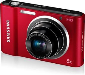 img 4 attached to 📷 Sleek Samsung ST66 16MP Compact Digital Camera - Captivating Red & Impressive Features!