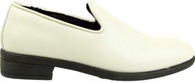 img 1 attached to 👞 Premium VANGELO Vallo 3 Wedding Loafers: Comfortable Ortholite Boys' Shoes (5Y)