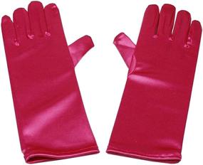 img 1 attached to 🧤 Ultimate Comfort: Silky Satin Gloves - Wrist Length, Adult Size for Ladies