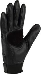 img 2 attached to Перчатки Carhartt Black Barley Large для мужчин: превосходные аксессуары для тепла и защиты.