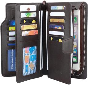 img 2 attached to Bifold Wristlet Wallet: Stylish 👛 Organizer for Women's Handbags & Wallets