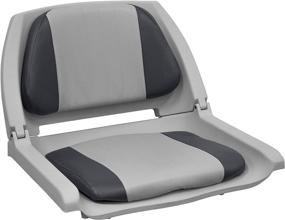 img 4 attached to 🎣 Wise 8WD139 Molded Fishing Boat Seat: Marine Grade Cushion Pads, Grey Shell, Grey/Charcoal Cushion - Top Quality Comfort and Durability!
