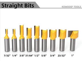 img 2 attached to 🛠️ Inch Shank Router Bits by KOWOOD: Premium Quality Tools for Precision Woodworking