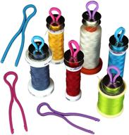 bobbin buddies: set of 40 - organize and match your bobbin threads with thread spools logo