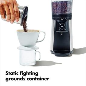 img 1 attached to ☕ OXO Brew Conical Burr Coffee Grinder: Perfectly Ground Coffee at Your Fingertips!