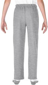 img 1 attached to 👖 Comfortable and Stylish Gildan Black Youth Sweatpants for Boys