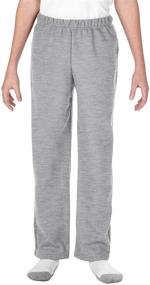 img 2 attached to 👖 Comfortable and Stylish Gildan Black Youth Sweatpants for Boys