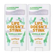 🌿 stinkbug naturals vanilla mint deodorant stick: organic aluminum-free 2-pack with coconut oil & activated charcoal logo