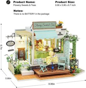 img 1 attached to 🏠 Rolife Miniature Dollhouse Building Kit for Birthdays