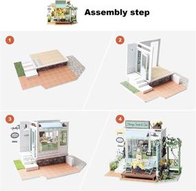 img 2 attached to 🏠 Rolife Miniature Dollhouse Building Kit for Birthdays