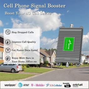 img 3 attached to Cell Phone Amplifier Signal Booster Home 4G LTE Band 13/12/17 Verizon AT&Amp
