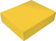 📒 better office products yellow eva foam sheets, 30 pack - 2mm thick 9x12 inch - yellow color - ideal for arts and crafts - bulk pack of 30 sheets logo