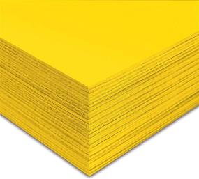 img 3 attached to 📒 Better Office Products Yellow EVA Foam Sheets, 30 Pack - 2mm Thick 9x12 Inch - Yellow Color - Ideal for Arts and Crafts - Bulk Pack of 30 Sheets