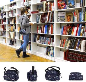 img 3 attached to 👜 Women's Girls' Kamo Crossbody Mini Bag Messenger Bags - Multi Pocket Casual Purse Handbag Cellphone Shoulder Bag