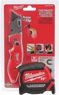 📏 milwaukee 48 22 0125f measure utility knife: perfect tool for precision cutting and measuring логотип