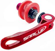 🚲 sablue bicycle bike chain keeper: secure your chain with the dummy sleeping hub tool (02 red) logo