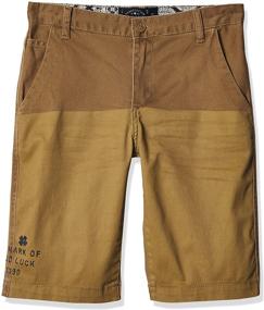 img 4 attached to Stylish Printed Twill 🩲 Shorts for Boys from Lucky Brand