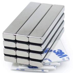 img 4 attached to 💪 Rare Earth Neodymium Magnets with Double Sided Adhesive: Ideal Industrial Material Handling Products