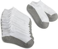 🧦 jefferies socks seamless athletic 6 pack boys' performance socks for active wear logo