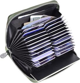 img 4 attached to 👜 Genuine Leather Passport Blocking Men's Accessories: Wallets, Card Cases & Money Organizers- Easyoulife