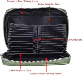 img 1 attached to 👜 Genuine Leather Passport Blocking Men's Accessories: Wallets, Card Cases & Money Organizers- Easyoulife