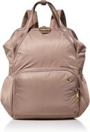 🎒 pacsafe women's citysafe laptop backpack: reliable security for stylish city commuters логотип