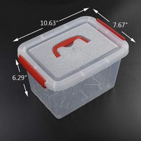 img 3 attached to Yarebest 6 Pack Plastic Storage Handle