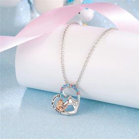 img 2 attached to JOGDIAM Horse Necklace: Ideal Christmas & Birthday Gifts for Girls 🐎 - Lucky Heart Pendant Jewelry - Perfect for Daughters, Granddaughters, and Nieces