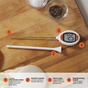 img 3 attached to InstaTrack TR002 Digital Kitchen Thermometer