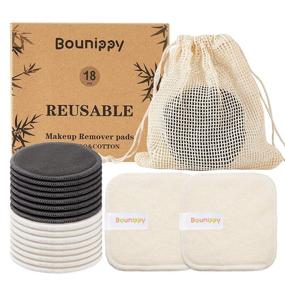 img 4 attached to Bounippy Reusable Rounds 18Pack Reusable Eco Friendly