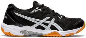 img 4 attached to ASICS Gel Rocket 10 White Black Women's Shoes in Athletic