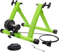 suhome bike trainer stand for indoor cycling exercise magnetic stationary bike stand with noise reduction - ideal for road & mountain bikes logo