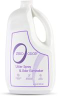 🐾 zero odor – litter odor eliminator - effective molecular technology permanently neutralizes litter odors - pet-friendly & works on any litter type, 64oz refill logo