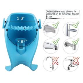 img 1 attached to 🐳 Universal Whale Bath Spout Cover with Kid-Friendly Gift | Blue Bathtub Faucet Protection for Baby Shower Safety