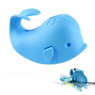 🐳 universal whale bath spout cover with kid-friendly gift | blue bathtub faucet protection for baby shower safety logo