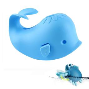 img 4 attached to 🐳 Universal Whale Bath Spout Cover with Kid-Friendly Gift | Blue Bathtub Faucet Protection for Baby Shower Safety