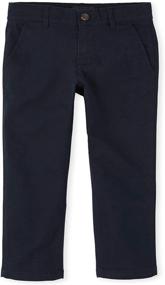 img 4 attached to Childrens Place Chino Stretch Pants Boys' Clothing - Pants