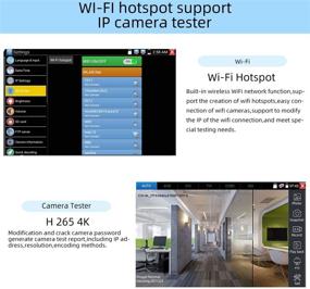 img 1 attached to 👁️ CCTV Tester & IP Camera Tester - Koolertron 7 Inch IPS Touch Screen | H.265 4K AHD, TVI, CVI & CVBS Analog Camera | RJ45 Cable TDR Tester | with PoE/Rapid/IP Discovery/4K HDMI in & Out/Built-in WiFi