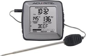 img 4 attached to AcuRite 01184M Gray Digital Meat Thermometer with Timed Cooking Indicator