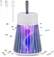 🪰 rechargeable bug zapper & mosquito killing lamp - indoor/outdoor usb led light trap for home, bedroom, camping - portable electric fly killer with hanging loop logo