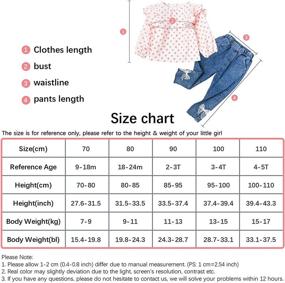 img 1 attached to 👧 Toddler Girls' Clothing: 9M-5T Sleeve Outfits - Find the Perfect Clothes!