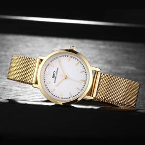 img 2 attached to 🌊 High-Quality Stainless Waterproof Bracelet Women's Wrist Watches - Feminino Collection