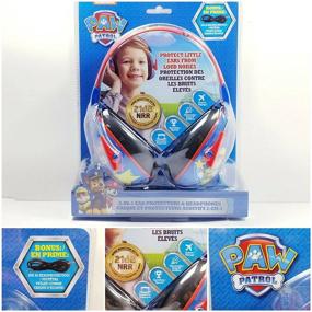 img 1 attached to 🐾 Детские наушники и защитные наушники Paw Patrol: 2 в 1 - ушные чехлы и наушники для малышей - легкие, регулируемые, безопасный звук для концертов и шоу!