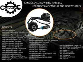 img 2 attached to 🚗 High-Quality Dual Knock Sensors with Wiring Harness Kit for GM Vehicles - Replace # 12601822 12589867 917-033